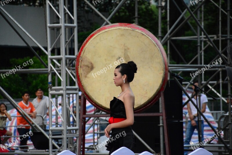 Tianhe Sports Center Beauty Shot From The Side Free Photos