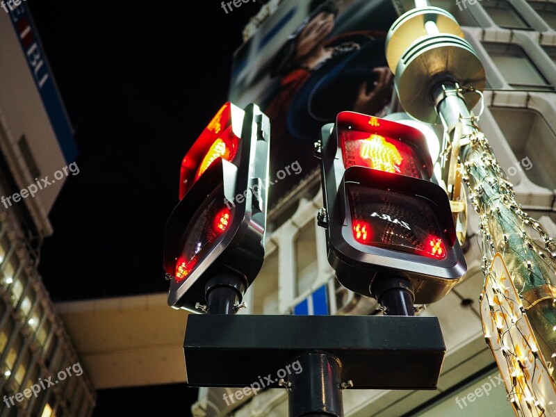 Signal Lights Traffic Light Redlight Red Light