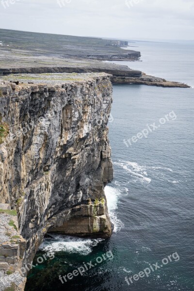 Cliff Ireland Sea Rock Coast