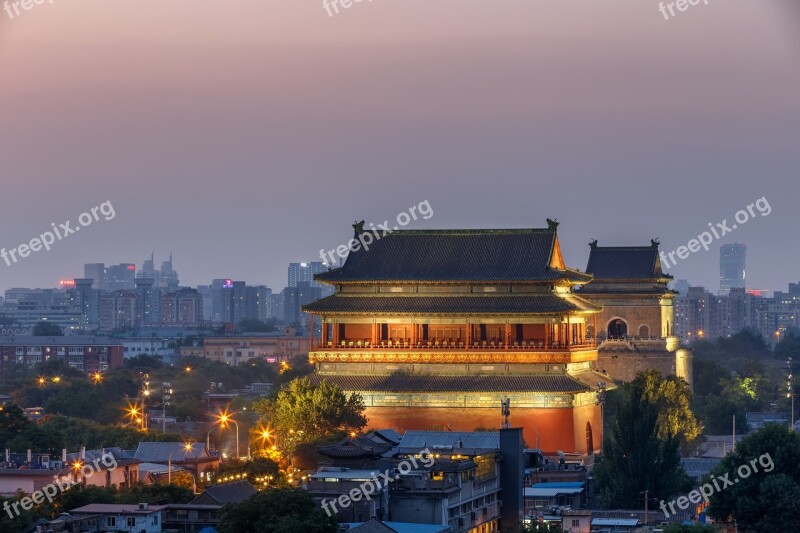 Beijing Climbing Stairs The Scenery Free Photos