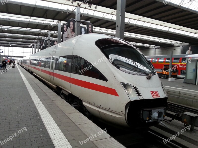 Train Ice Travel German Transport