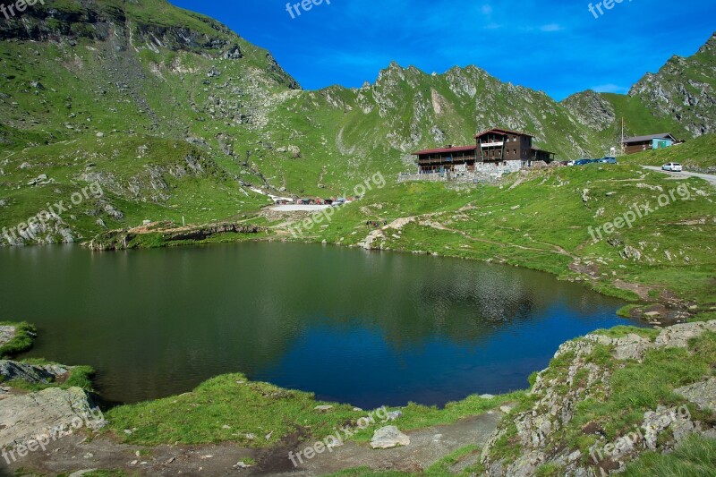 Romania Transfagarasan Mountains Bergstrasse Landscape