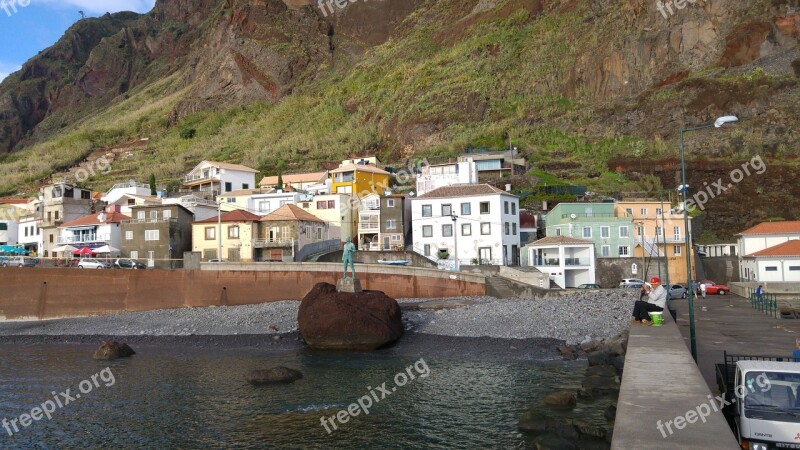 Paul Do Mar Fishing Village Madeira Free Photos