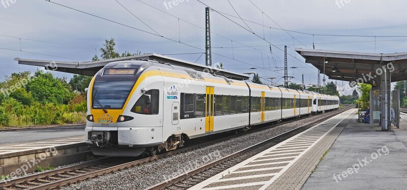 Euro Rail Regional Traffic Electrical Multiple Unit Double Unit Fast Track