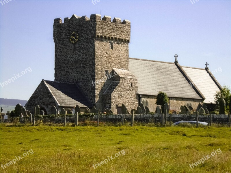 Church Maudlam Kenfig Nature Reserve Wales Historic