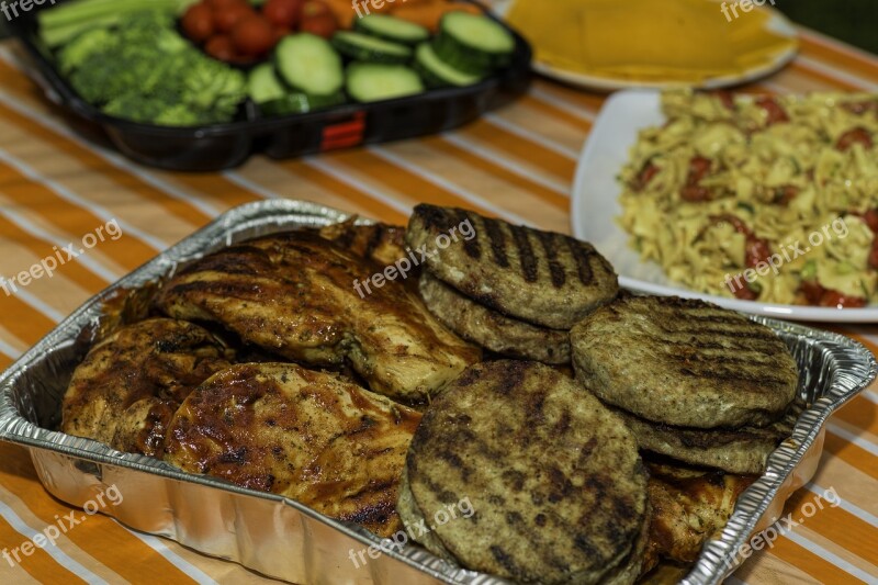 Celebration Food Summer Outdoor Festive