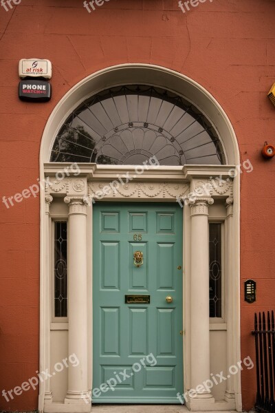 Door Input Ireland Dublin House Entrance