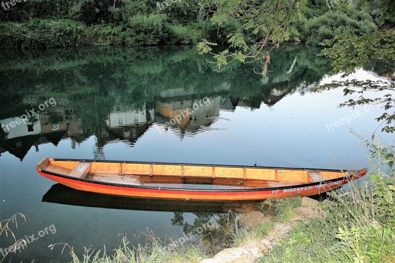 Boat Lake Waidhofen Ybbs Fire Water