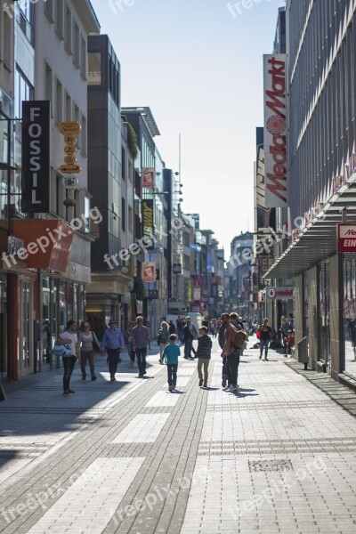 Urban Download Street Human Shopping Architecture