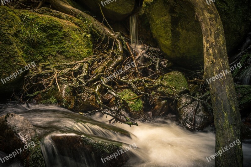 Long Exposure Landscape Waters River Flow