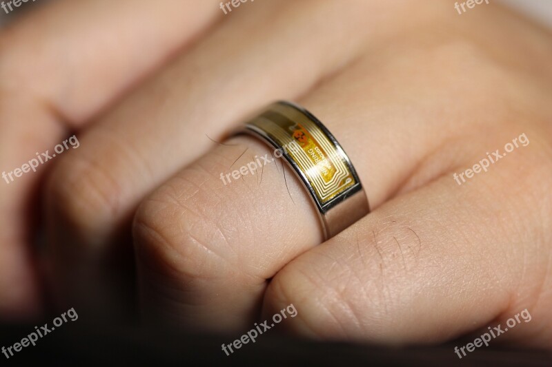 Smart Ring Ring Wedding Ring Technology Mobile