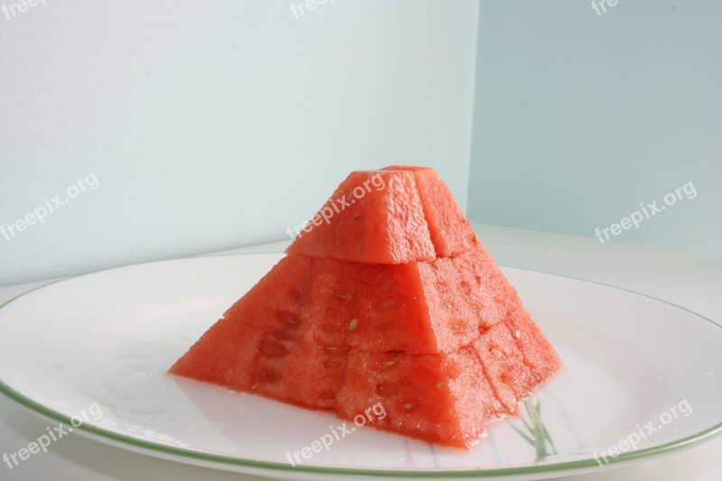 Watermelon Desert Snack Midnight Snack Fruit