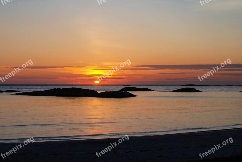 Norway Andenes Sunset Heaven Dawn