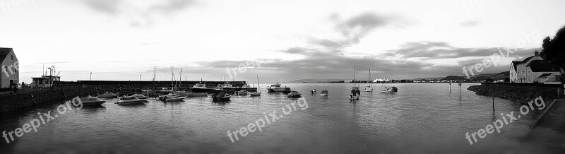 Minehead Somerset Exmoor Harbour B W