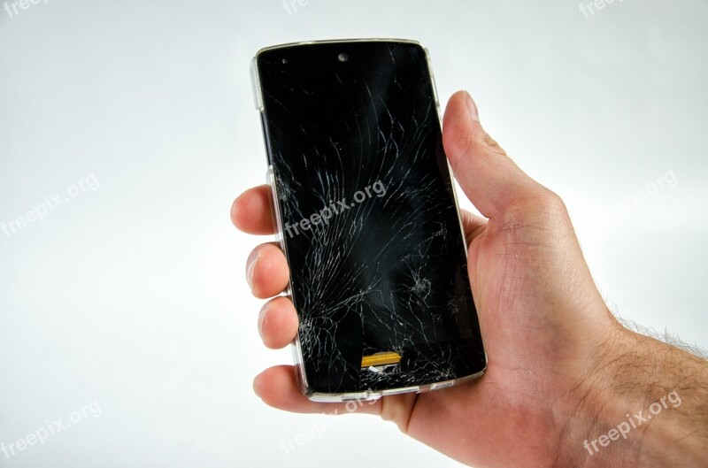 Smartphone Broken Damaged Defect Screen