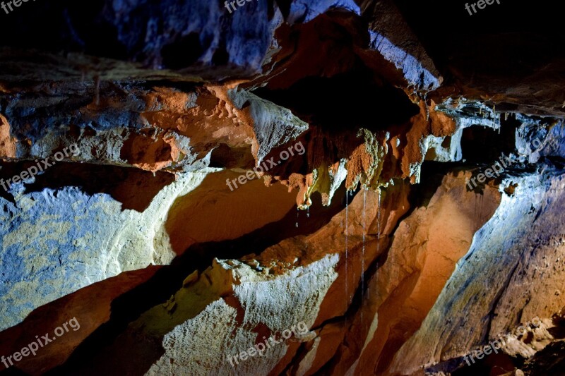 Cave Limestone Drops Stalactites Free Photos