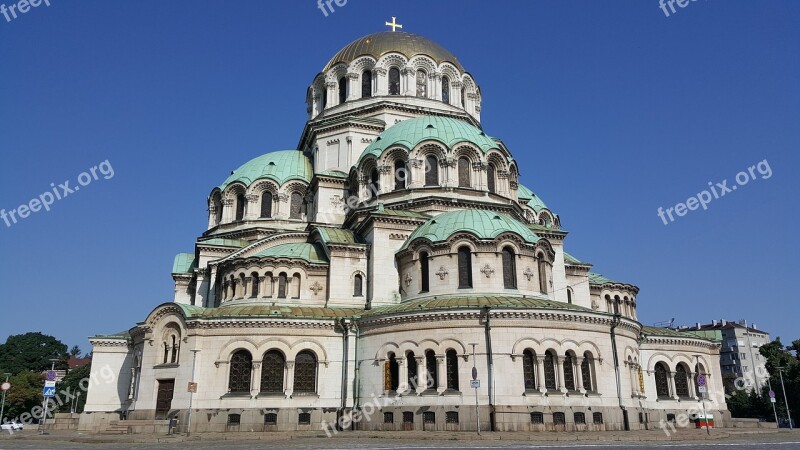 Sofia Bulgaria Cathedral Nevski Nevsky