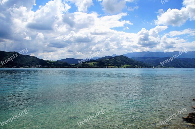 Attersee Atterské Lake Lake Water Net