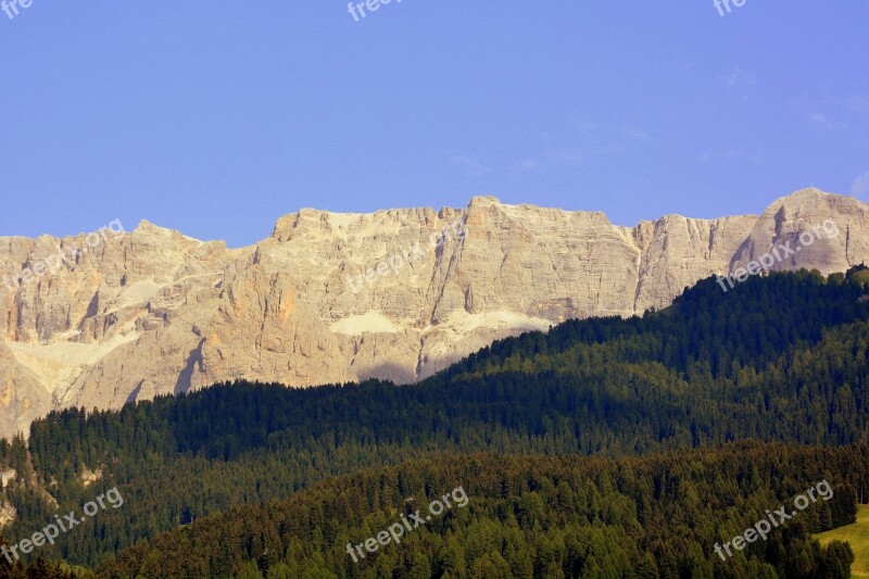 Dolomites Chain Mountains Sella Group Free Photos