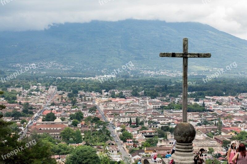 Cross Praise Christian Guatemala Antigua