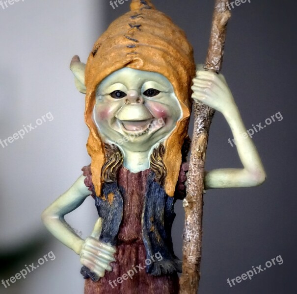 Gnome Figure Decorative Design Texture