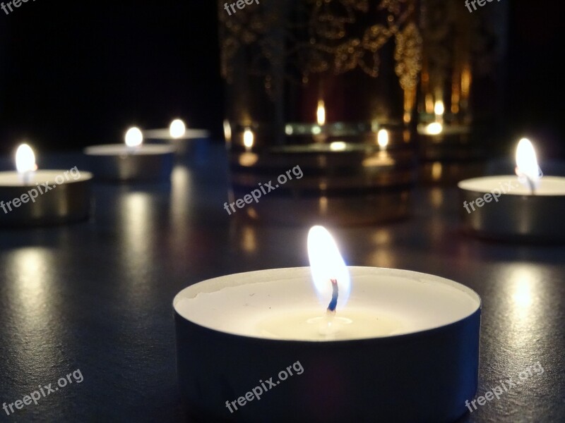 Candle Glow Tranquil Tealights Illuminate