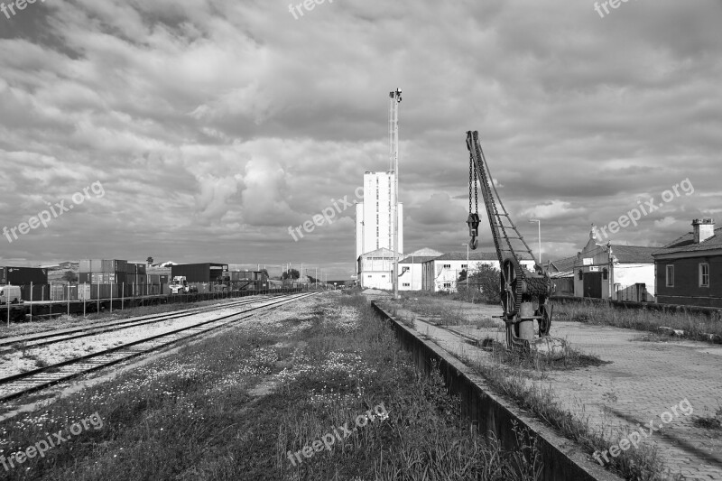 Train Station Crane Platform Elvas