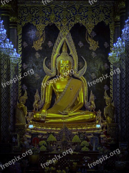 พระ Phra Buddha Chinnarat Buddhism Free Photos