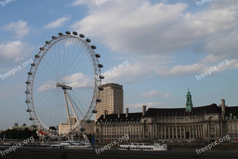 London Eye England London Eye Landmark