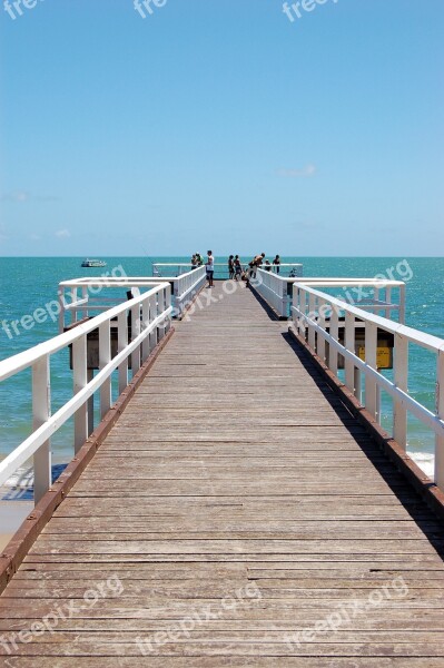 Sea Pontoon Holiday Blue Water