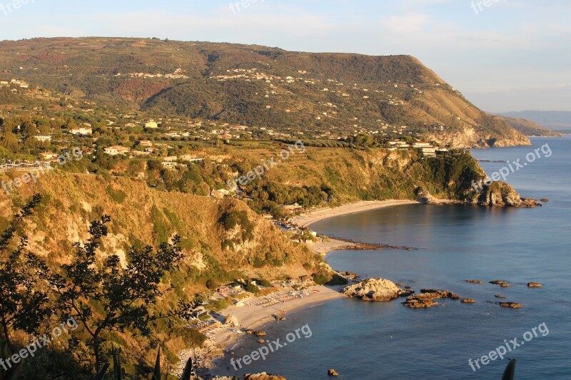 Capo Vaticano Calabria Italy Coast Sea