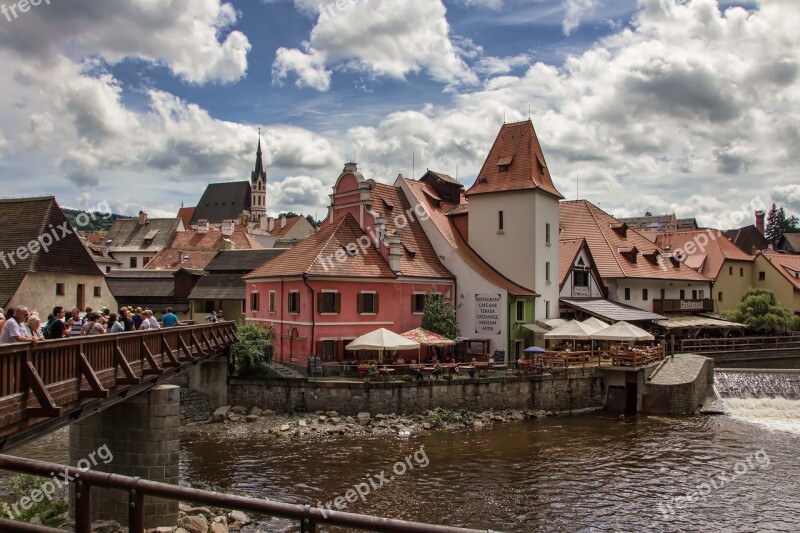 Cesky Krumlov Czech Republic Architecture City Unesco