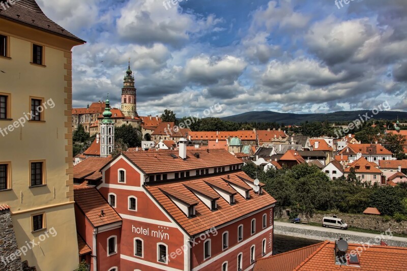 Cesky Krumlov Czech Republic Architecture City Unesco