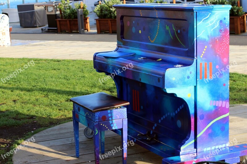 Piano Colorful Outdoor Music Instrument