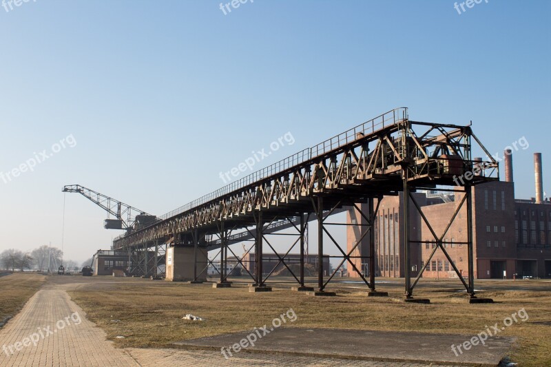 Industry Conveyor Belt Usedom Industrial Heritage Old Factory