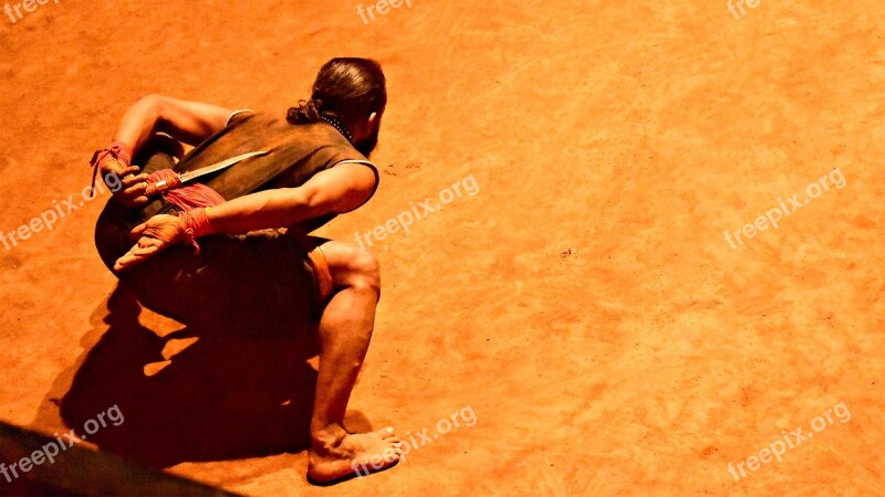 Kalaripayattu Martial Arts Kerala India Knife