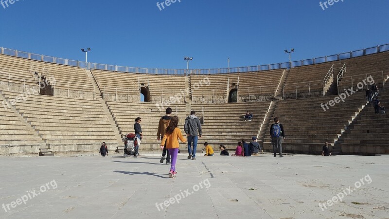 Caesarea Roman Israel Ancient Ruins