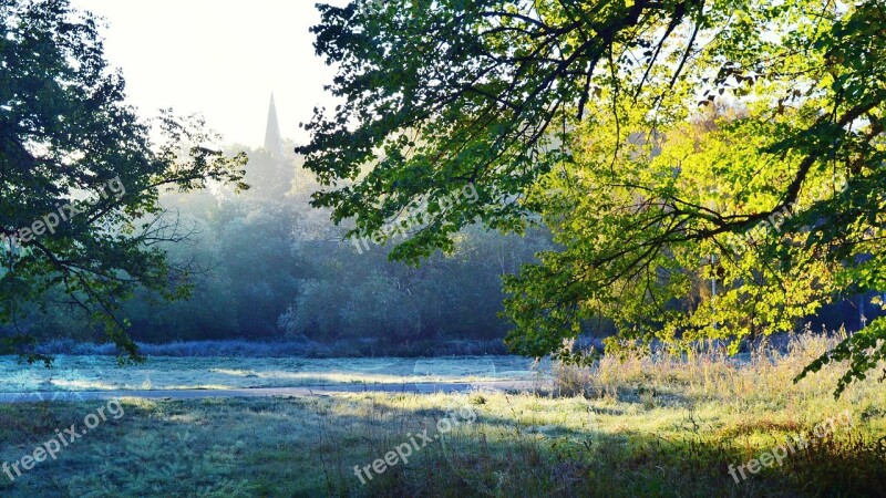 Foliage Light First Frost Chapel Spire