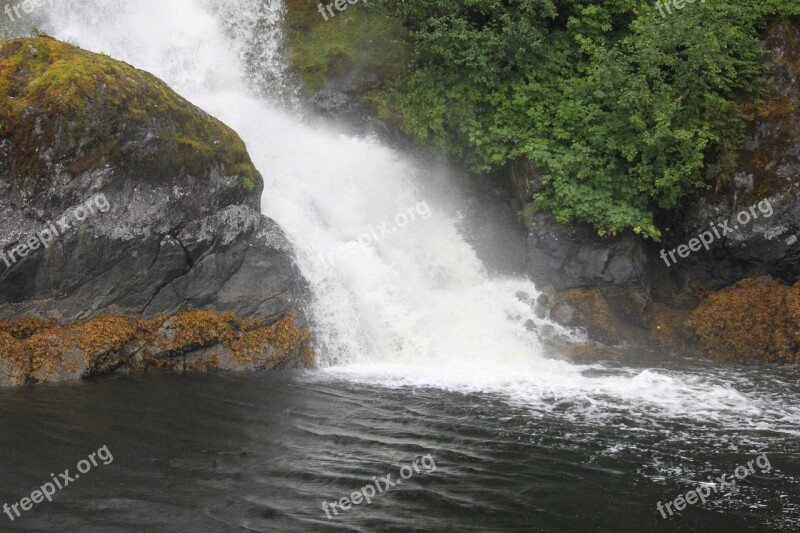 Rushing Water Nature Beauty Free Photos