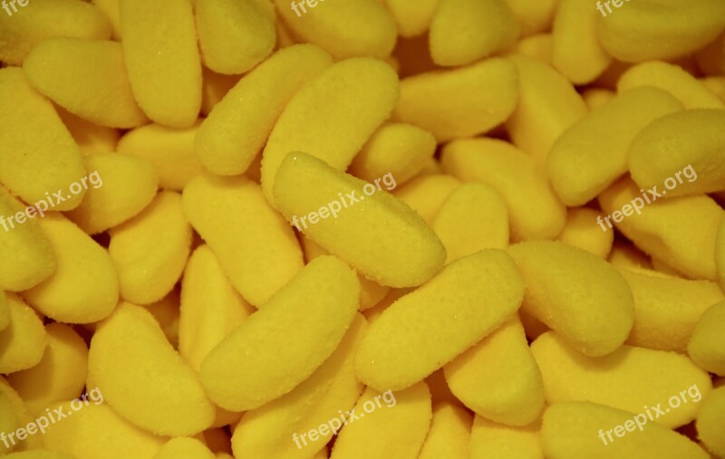 Candy Banana Yellow Sweet Confectionery Food