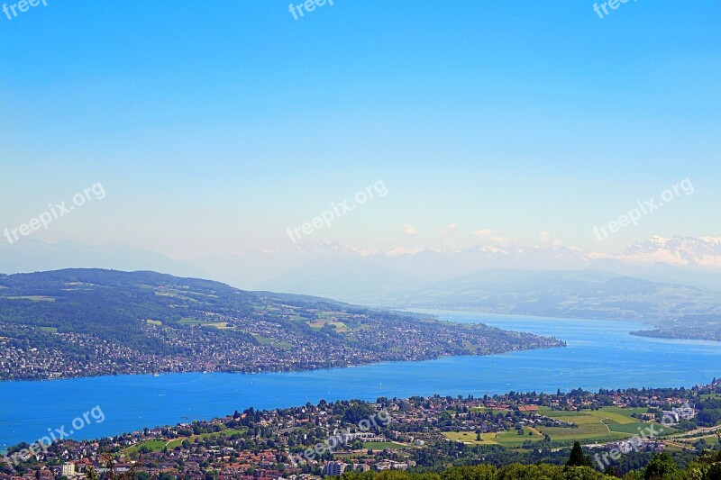 Zurich Switzerland Lake Zurich Lake Water