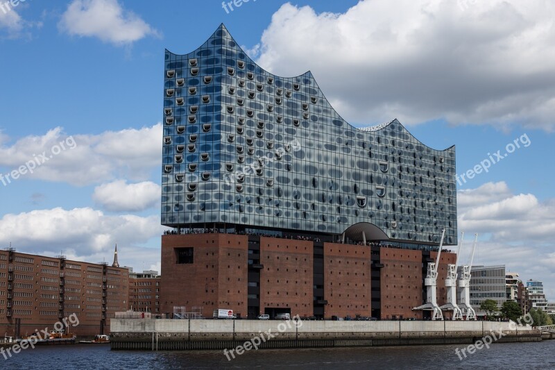 Hamburg Elbe Philharmonic Hall Architecture Elbe Building