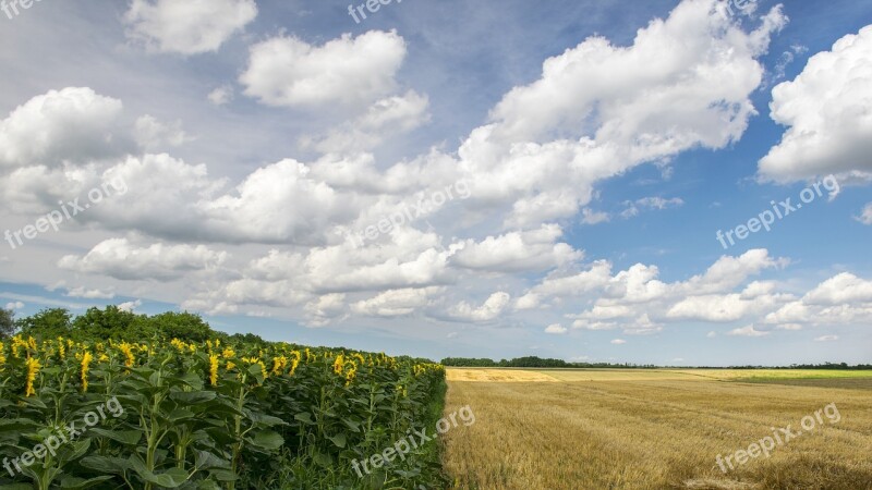 Clouds égkép Agriculture Region Free Photos