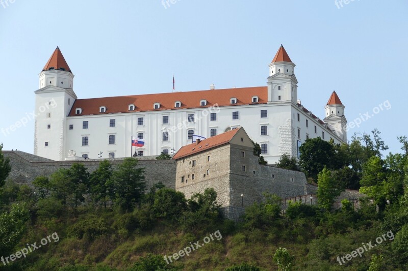 Bratislava Slovakia Castle Historic Center Capital