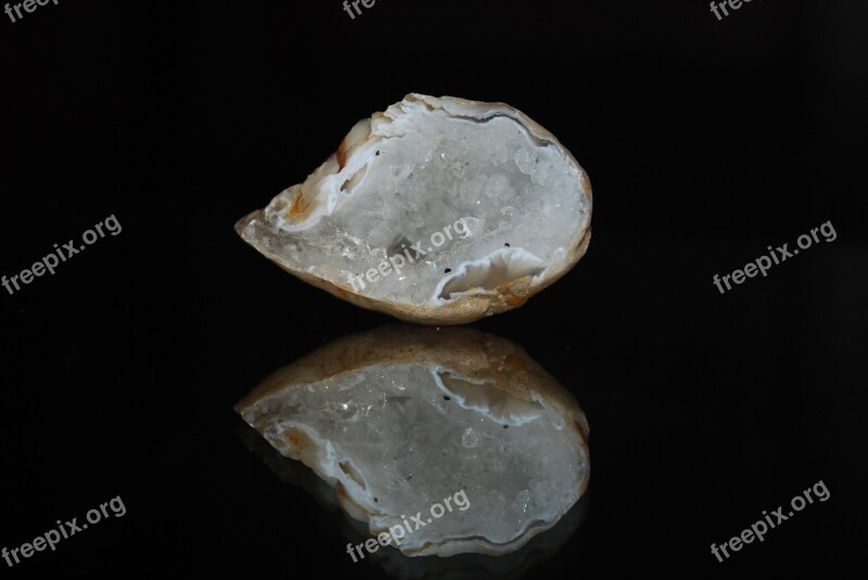 Calcite Geode Calcite Geode White Mineral