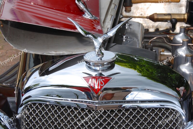 Classic Car Alvis Badge Free Photos