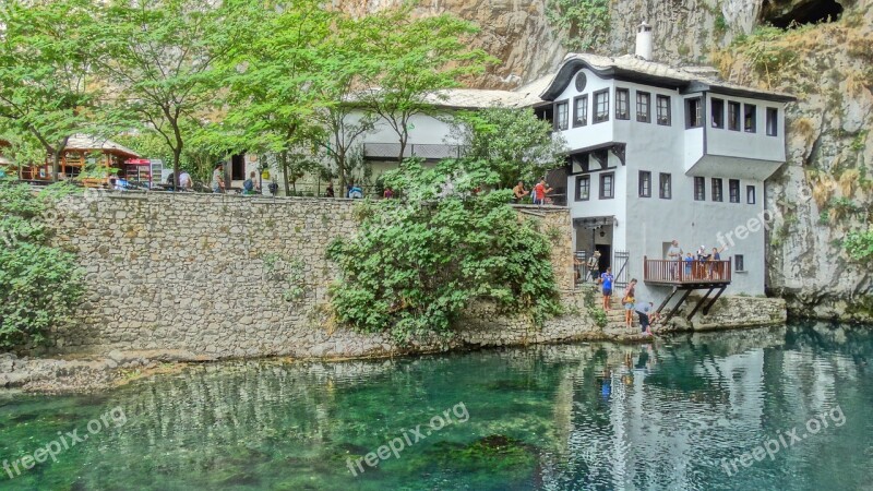 Heritage Blagaj Ancient Dervish Free Photos