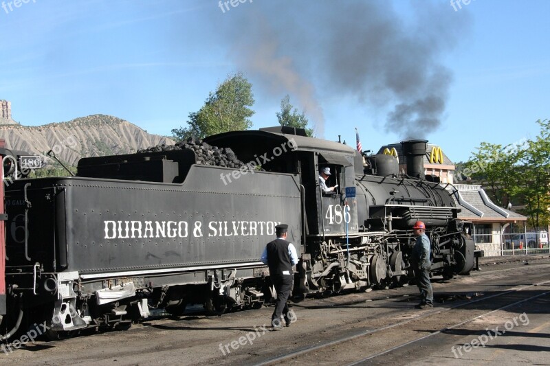 Durango Locomotive Usa Silverton Colorado