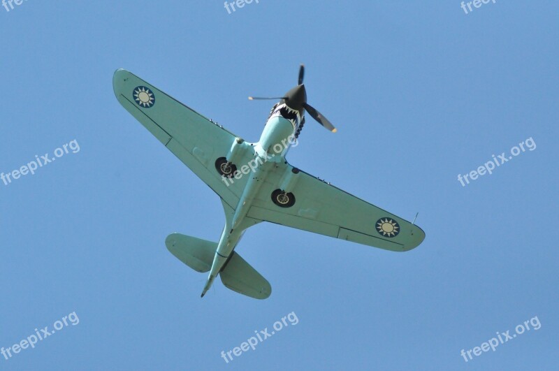 Plane Airshow War Plane World War Ii Vintage