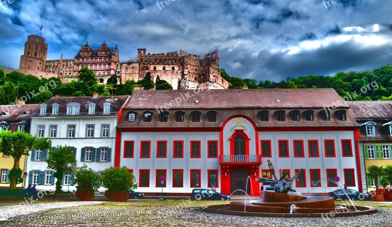 Heidelberg Castle Heidelberger Schloss Baden Württemberg Fortress